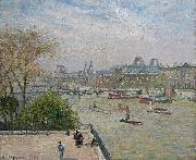 Camille Pissarro The Louvre, Spring china oil painting artist